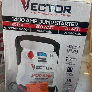 VECTOR 1400 Amp Jump Starter, Compressor, USB and AC Power